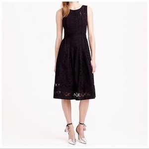 🥂 J crew collection pleated eyelet dress size 2